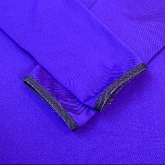 Nike Pro Purple Dri Fit Half Zip Shirt - Picture 7 of 16